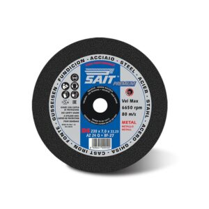 Discos de desbaste para maquinas portátiles PREMIUM – DS  AZ 24Q 230 x 7,0 x 22.23  HIGH PERFORMANCE